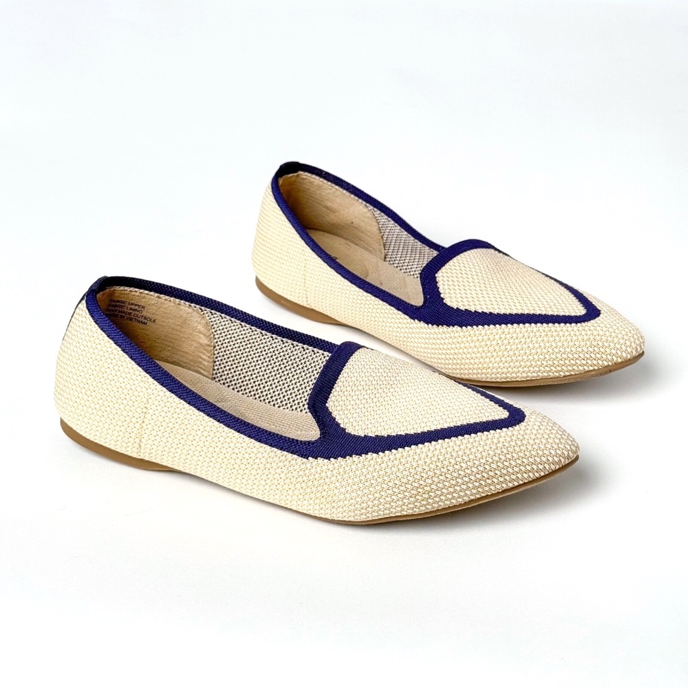 Birdies The Blackbird Knit Loafers – Size 8 – Washable Slip-On Flats 💙👟✨